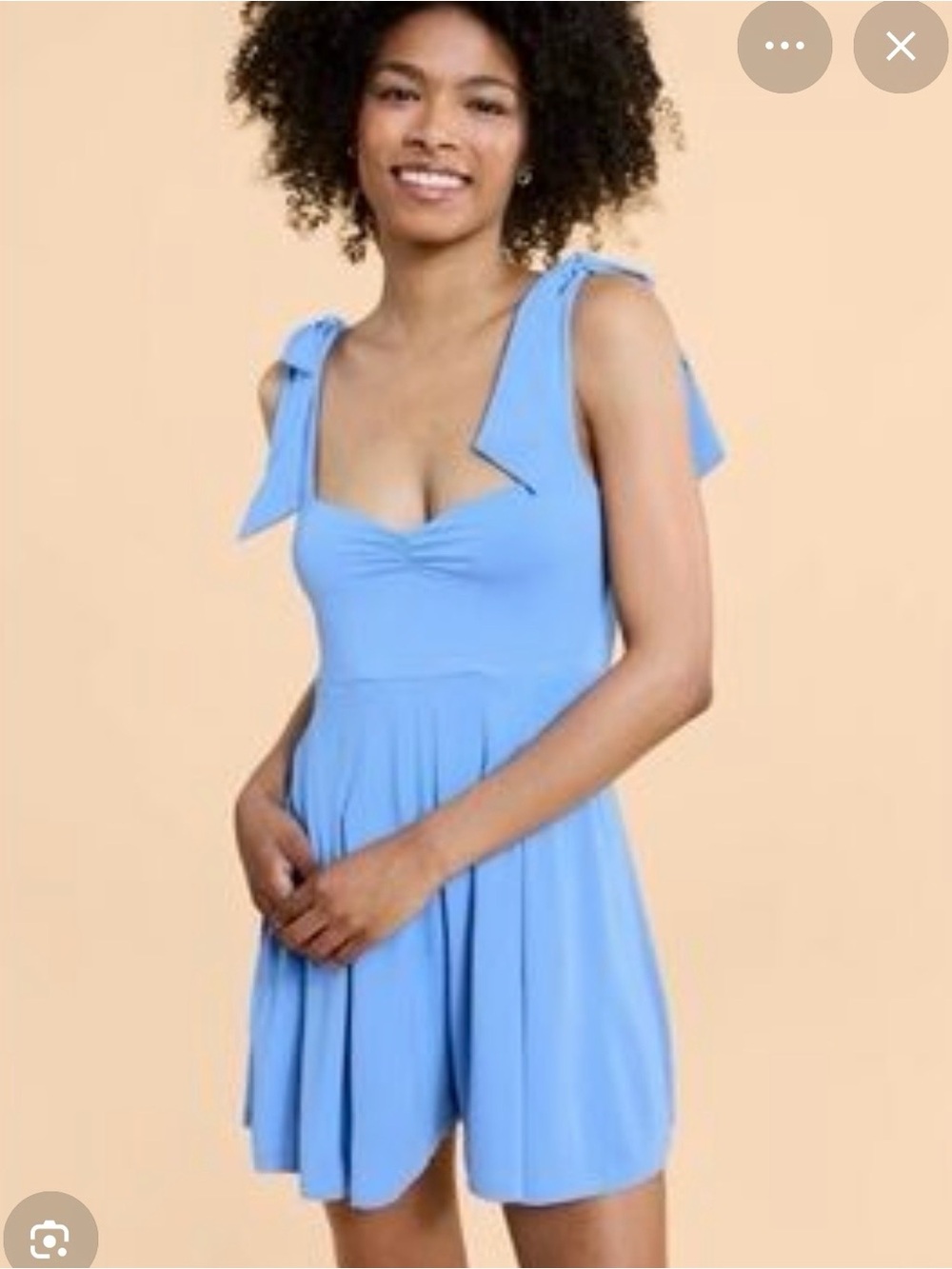 Blogilates Sweetheart tie romper